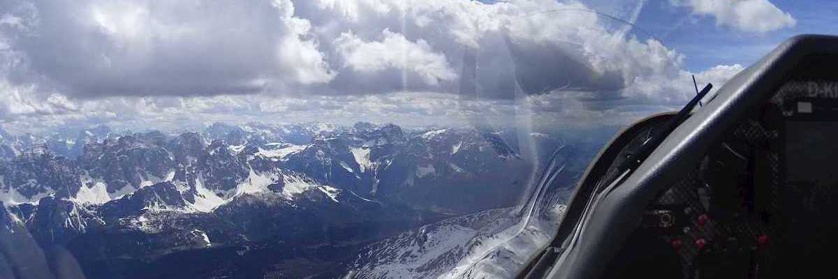 Flugwegposition um 12:32:45: Aufgenommen in der Nähe von Gemeinde St. Stefan im Gailtal, Österreich in 2138 Meter